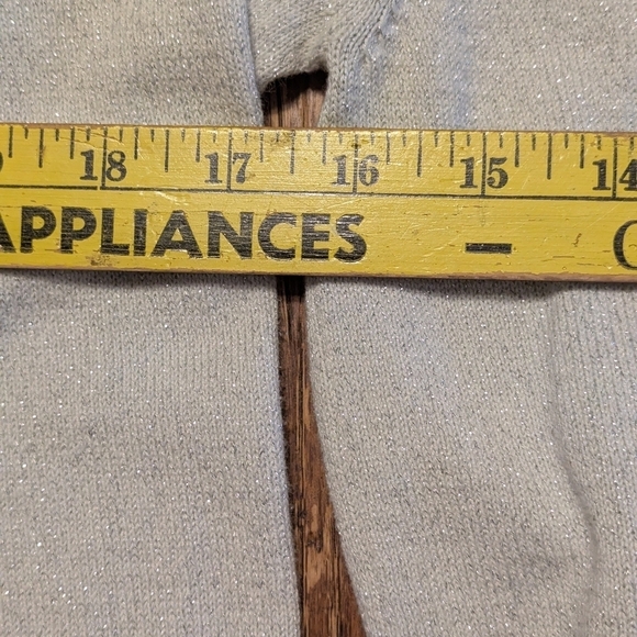 Childrens Place sparkly silver cropped cardigan for girls size XXL - Picture 3 of 9